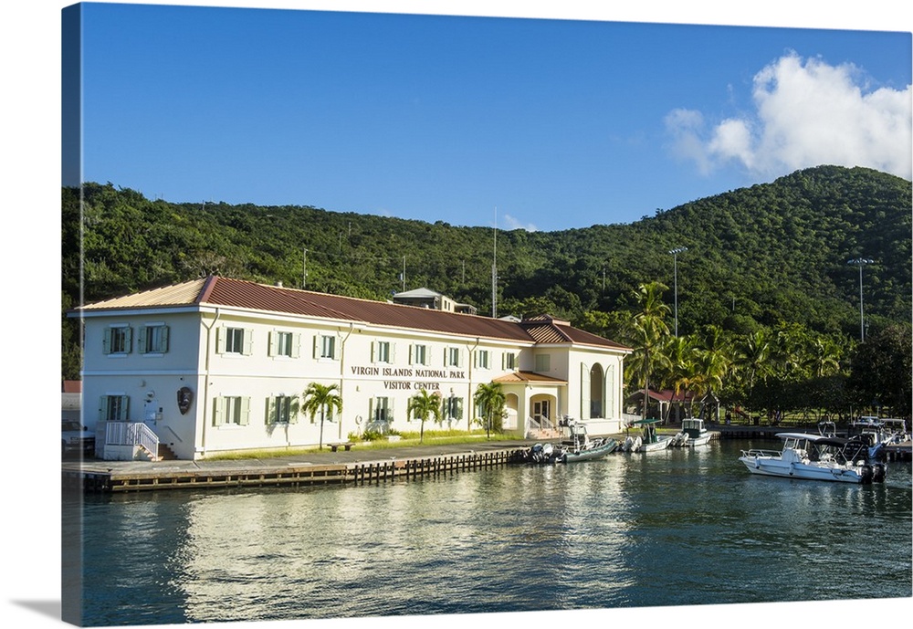 National Park office in Cruz Bay, St. John, Virgin Islands National Park, US Virgin Islands, West Indies, Caribbean