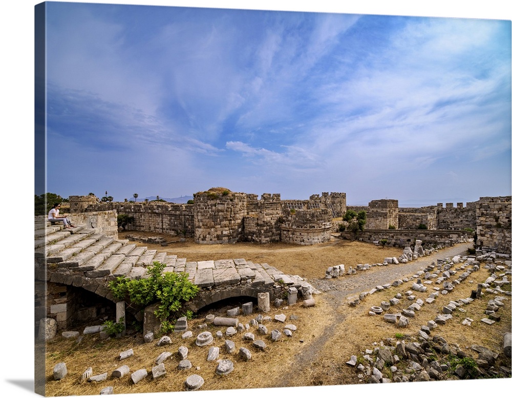 Nerantzia Castle, Kos Town, Kos Island, Dodecanese, Greek Islands, Greece, Europe