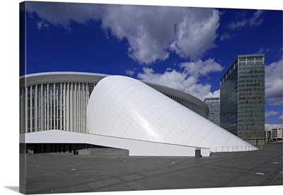 New Philharmonic Hall on Kirchberg in Luxembourg City, Grand Duchy of Luxembourg