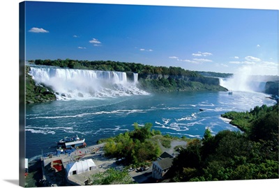 Niagara Falls on the Niagara River, New York State