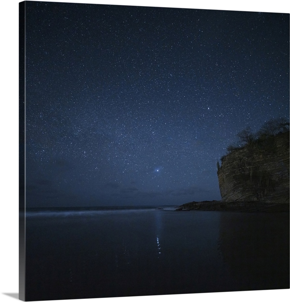 Night sky over Playa el Coco, Rivas, Nicaragua, Central America