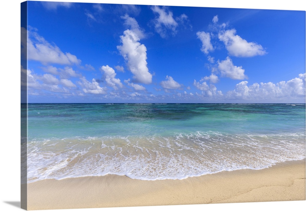 Nisbet Beach, turquoise sea, Nevis, St. Kitts and Nevis, West Indies, Caribbean, Central America