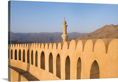 Nizwa Fort, Ad Dakhiliyah Region, Sultanate Of Oman, Arabian Peninsula