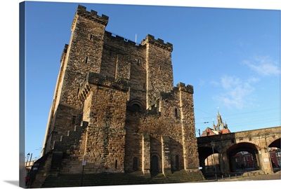 Norman era castle keep, Tyne and Wear, England, UK