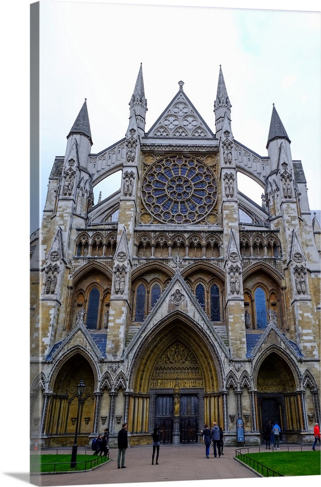 North entrance of Westminster Abbey, London, England