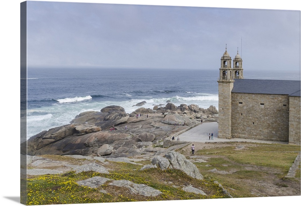 Nosa Senora da Barca Church in Muxia, A Coruna, Galicia, Spain