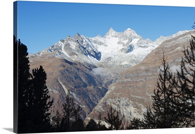 Obergabelhorn, 4053m, Zermatt, Valais, Swiss Alps, Switzerland