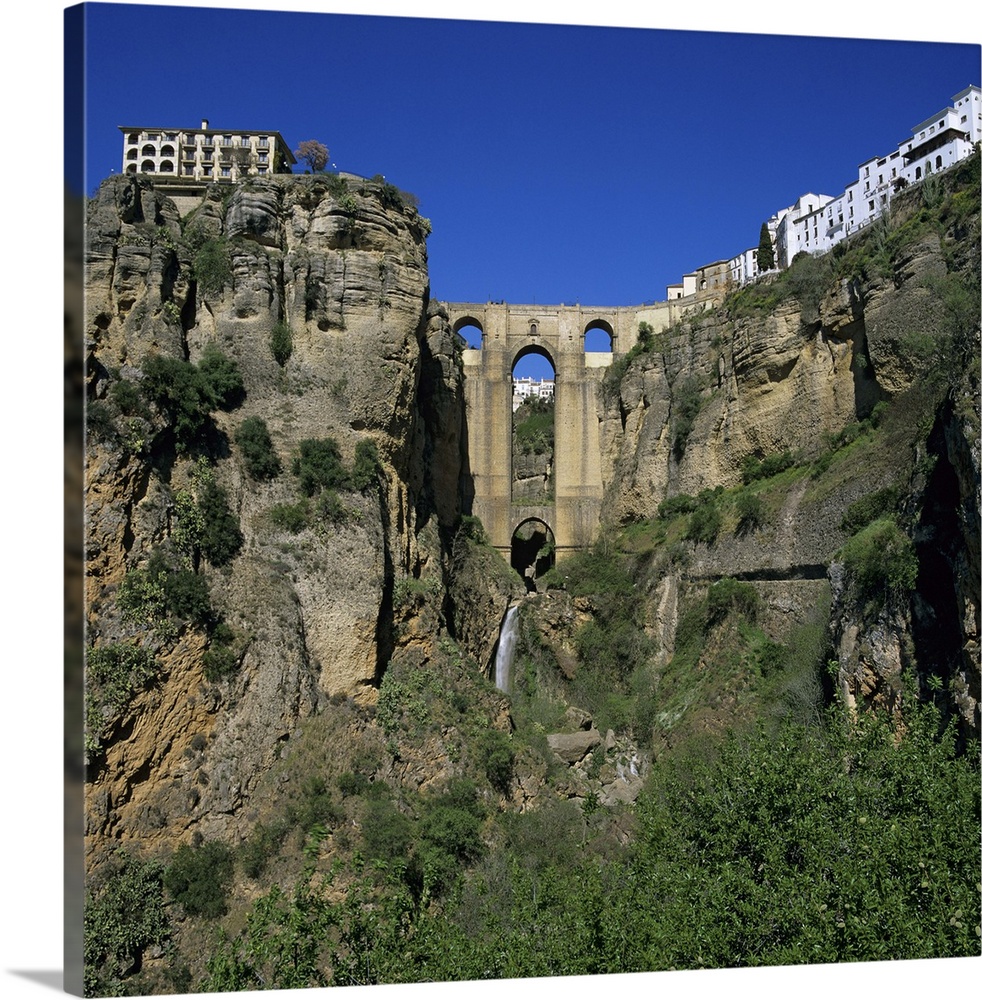 Old town and Puente Nuevo, Ronda, Andalucia, Spain, Europe