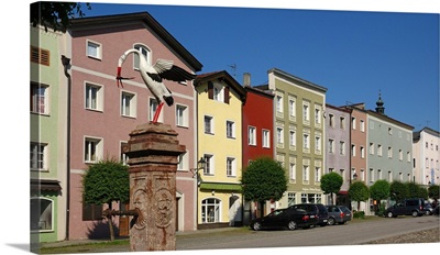 Old town of Tittmoning, Upper Bavaria, Germany