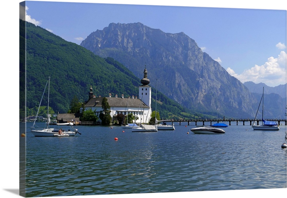 Ort Castle in the Town of Gmunden on Lake Traunsee, Salzkammergut, Upper Austria, Austria