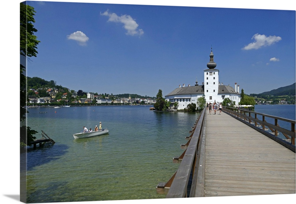 Ort Castle in the Town of Gmunden on Lake Traunsee, Salzkammergut, Upper Austria, Austria