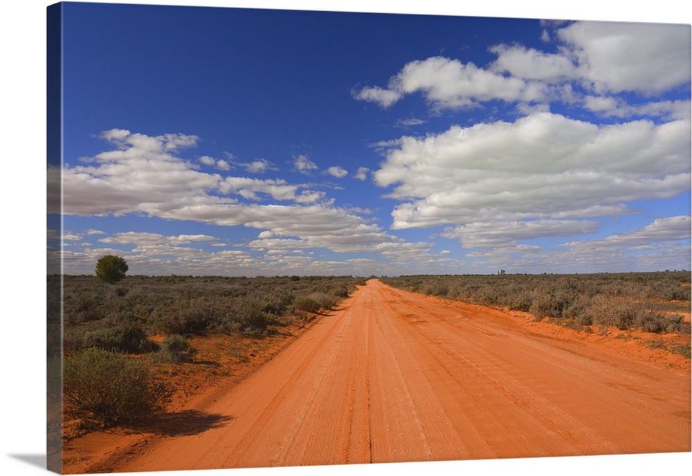 Outback road, Menindee, New South Wales, Australia, Pacific
