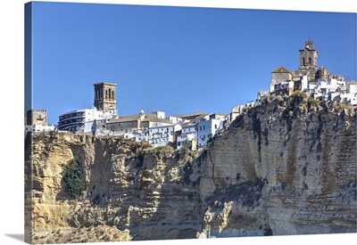 Overview from the south, Arcos de la Frontera, Andalucia, Spain