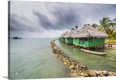 Overwater bungalows, Achutupu, San Blas Islands, Kuna Yala, Panama