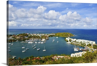 Oyster Pond, St. Martin (St. Maarten), Netherlands Antilles, West Indies, Caribbean