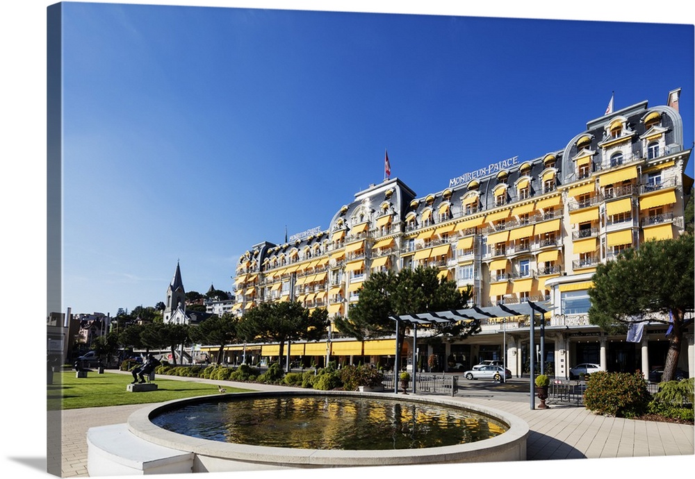 Palace Hotel, Montreux, Vaud, Switzerland, Europe