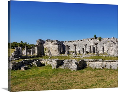 Palace Ruins, Tulum Archeological Site, Quintana Roo, Mexico