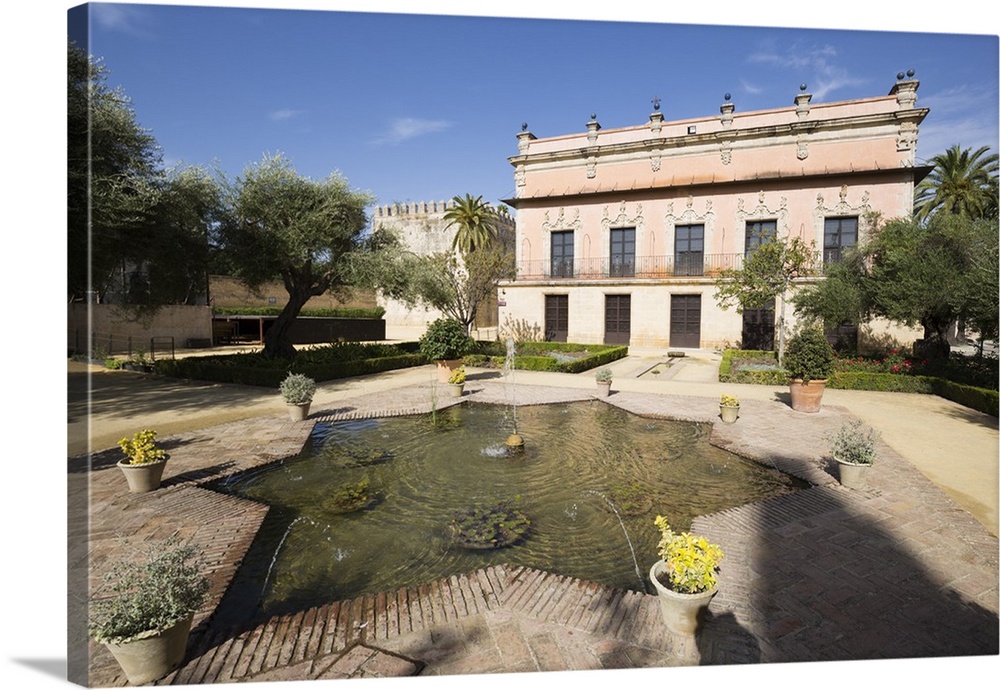 Palacio de Villavicencio inside the Alcazar, Jerez de la Frontera, Cadiz province, Andalucia, Spain