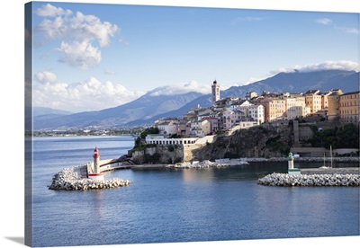 Panoramic Summer Cityscape Of Bastia, Island Of Corsica, France image thumbnail