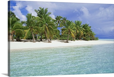 Paradise beach, One Foot Island, Aitutaki, Cook Islands, South Pacific Islands