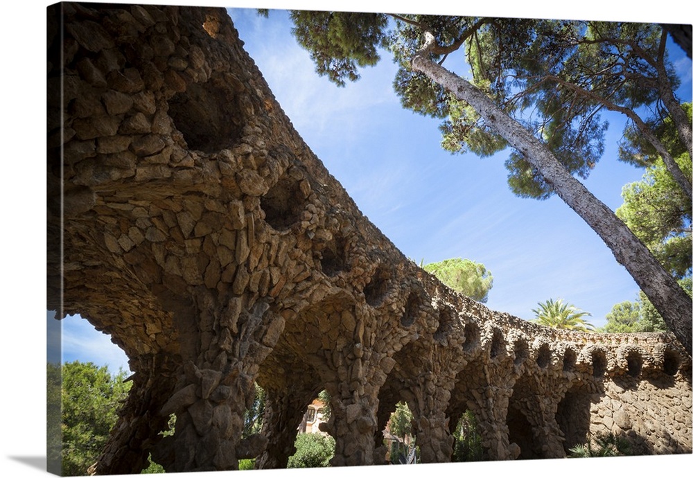 Parc Guell, Barcelona, Catalonia, Spain