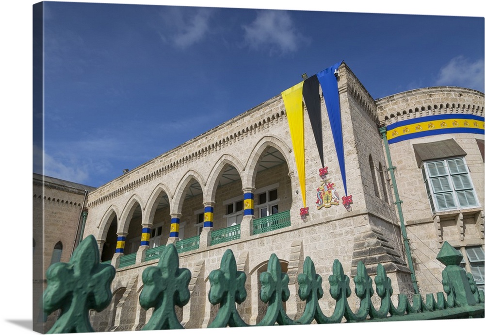 Parliament Building in National Heroes Square, Bridgetown, St. Michael, Barbados, West Indies, Caribbean, Central America