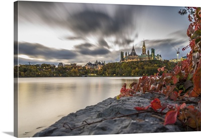 Parliament Hill in the fall, Ottawa, Ontario, Canada