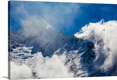 Peak of Mount Everest, Sagarmatha National Park, Himalayas, Nepal