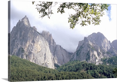 Peaks of Sciliar, 2515m, Sciliar National Park, Dolomites, Alto Adige, Italy, Europe