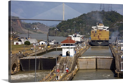 Pedro Miguel Locks, Panama Canal, Panama, Central America