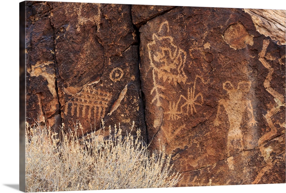 Petroglyphs, Parowan Gap, Iron County, Utah