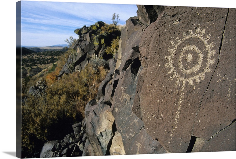 Petroglyphs, Santa Fe County, New Mexico, United States of America