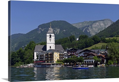 Pilgrimage Church and Hotel Weisses Roessl, St. Wolfgang, Austria