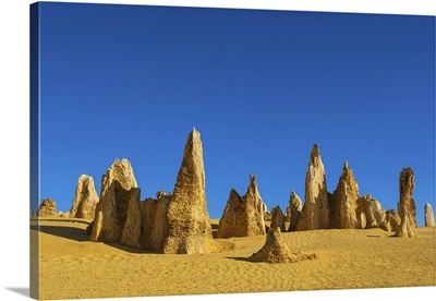 Pinnacles, Rare Limestone Formations, Nambung National Park, Australia