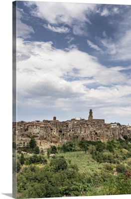 Pitigliano, Etruscan Hilltop Town Perched On Tufa Rocks, Grosseto, Tuscany, Italy