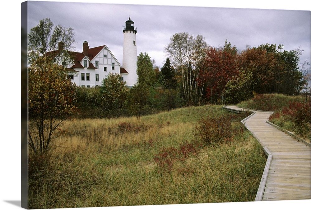 Point Iroquois Lighthouse, Lake Superior, Michigan