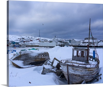 Port, Berlevag, Varanger Peninsula, Finnmark, Norway