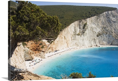 Porto Katsiki beach, west coast of Lefkada Ionian Islands, Greek Islands, Greece