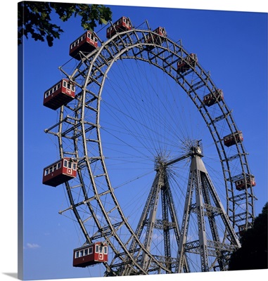Prater Ferris Wheel featured in film The Third Man, Vienna, Austria