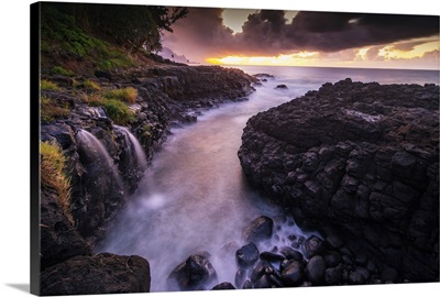 Princeville, Queens Baths, Kauai Island, Hawaii, United States of America, North America