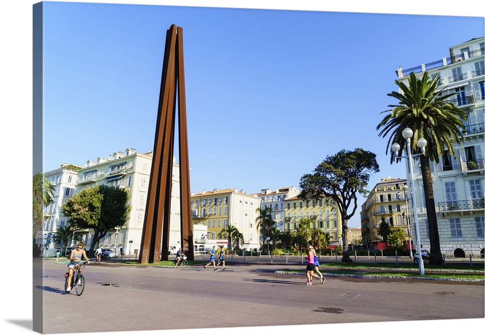 Promenade des Anglais, Nice, Alpes Maritimes, Cote d'Azur, Provence, France