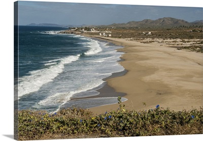 Punta Gasparena coast south from Todos Santos, Baja California, Mexico