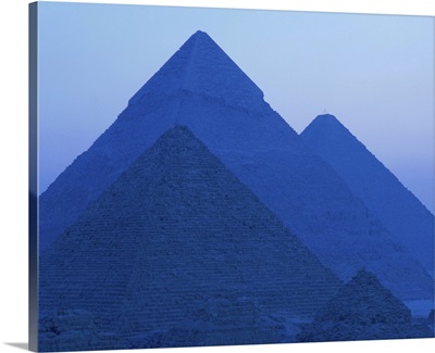 Pyramids at Giza, Cairo, Egypt, Africa