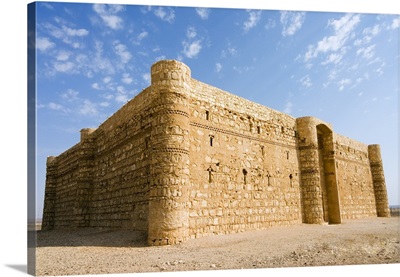 Qasr al Kharaneh desert fort,  Amra, Jordan, Middle East