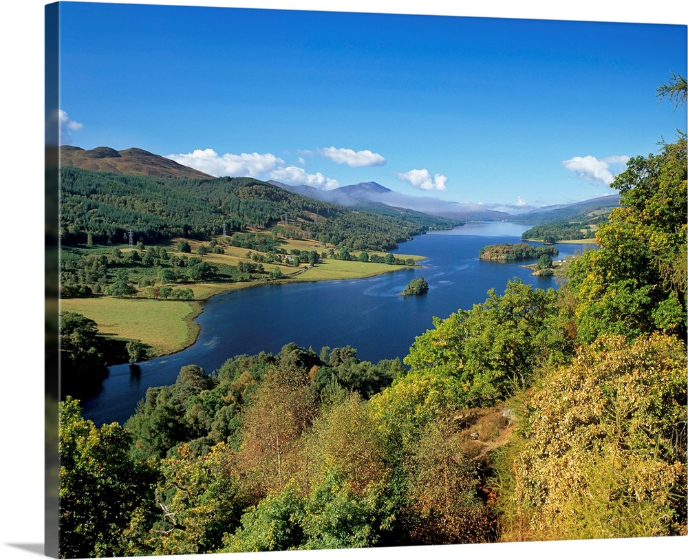 Queen's View, famous viewpoint over Loch Tummel, Perth and Kinross, Scotland