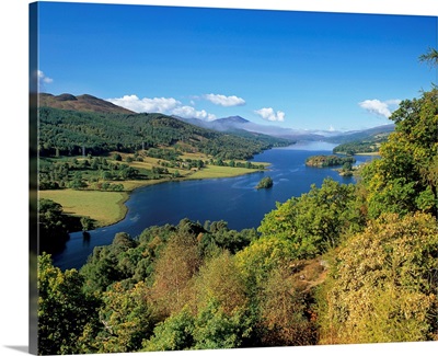 Queen's View, famous viewpoint over Loch Tummel, Perth and Kinross, Scotland