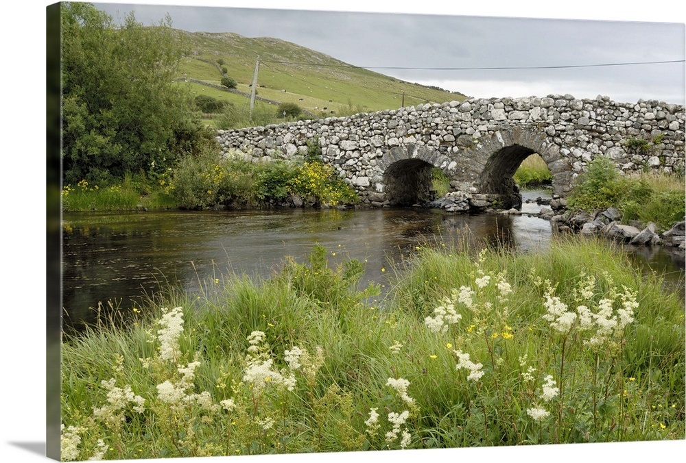 Quiet Man Bridge, Connemara, County Galway, Connacht, Republic of Ireland Wall Art, Canvas