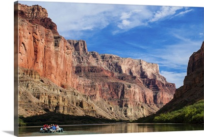 Rafting down the Colorado River, Grand Canyon, Arizona