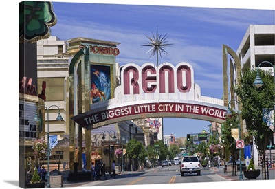 Reno Main Street scene, Reno, Nevada