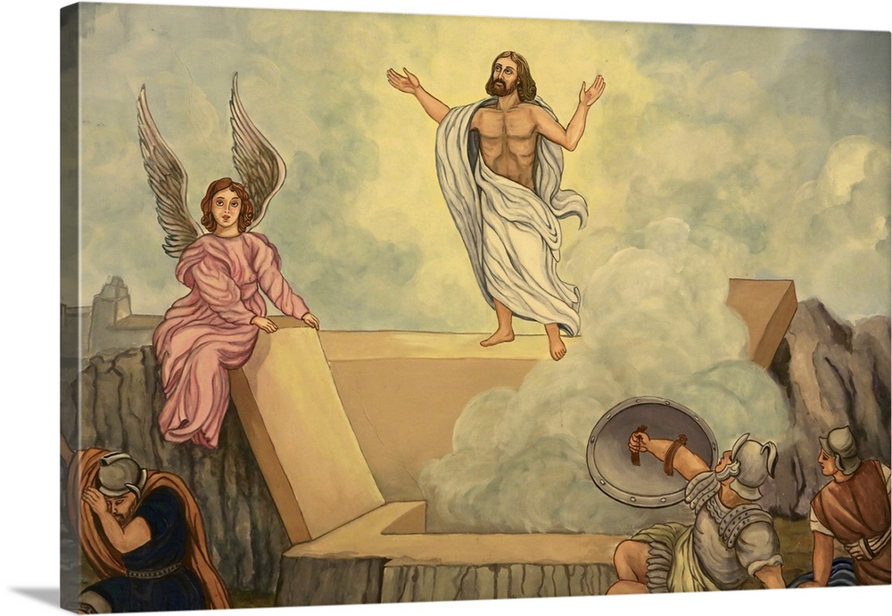 Resurrection of Christ, Domancy, Rhone Alpes, France, Europe.
